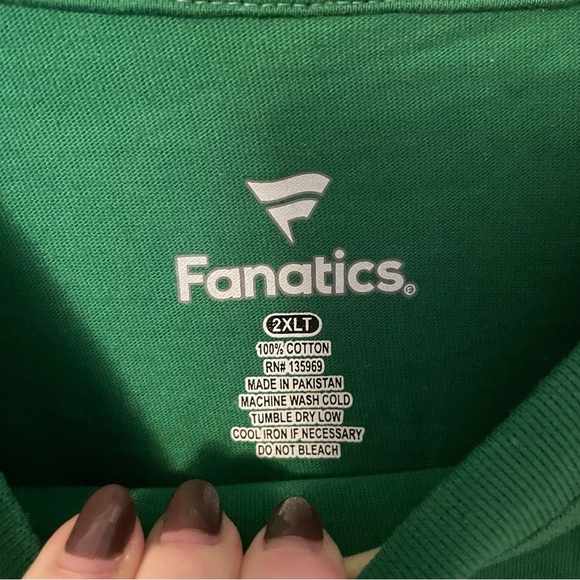 Saquon Barkley 26 Philadelphia Eagles Fanatics T-Shirt Kelly Green 2XLT XXL TALL - Picture 4 of 7